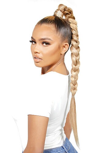 24” Instant Braid Ponytail 24” Instant Braid Ponytail